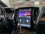 Магнитола для Toyota Alphard 30, Vellfire 2015-2023 (менее 10 динамиков) - Kuberg ZF-1308L-GE вертикальный экран в стиле "Тесла" на Android 13, Быстрая, 4G SIM-слот, CarPlay