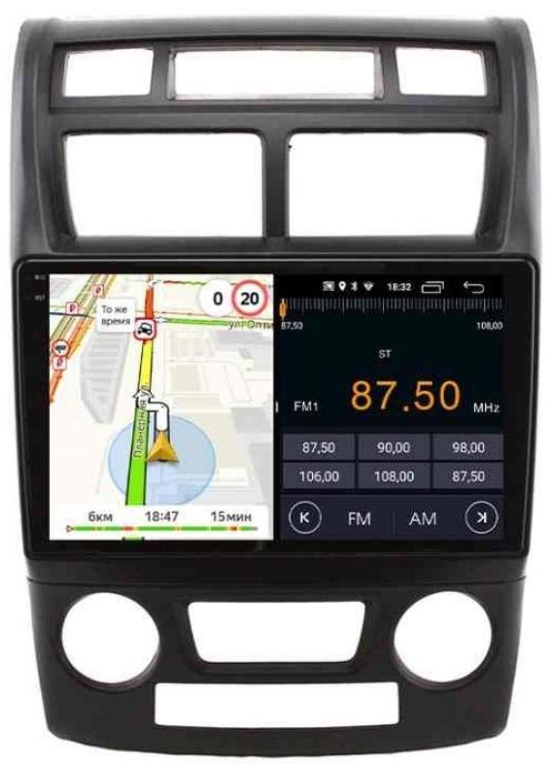 Магнитола для KIA Sportage 2008-2010 (климат) - Parafar PF536RN2K на Android 13, QLED+2K, ТОП процессор, 4Гб+32Гб, CarPlay, 4G SIM-слот