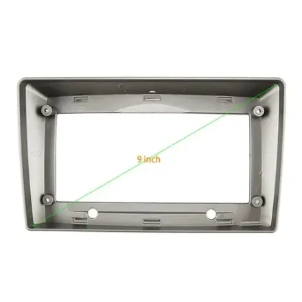 Комплект рамки с разъёмами 9" Hyundai Starex, H1 2007-2014 (серебро)