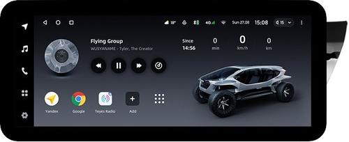 Магнитола для Toyota Corolla E180 2012-2016 (без штатной КЗВ) - Teyes LUX ONE ROUND монитор 12.3" 2K QLED на Android 10, Быстрая, CarPlay, 4G SIM-слот