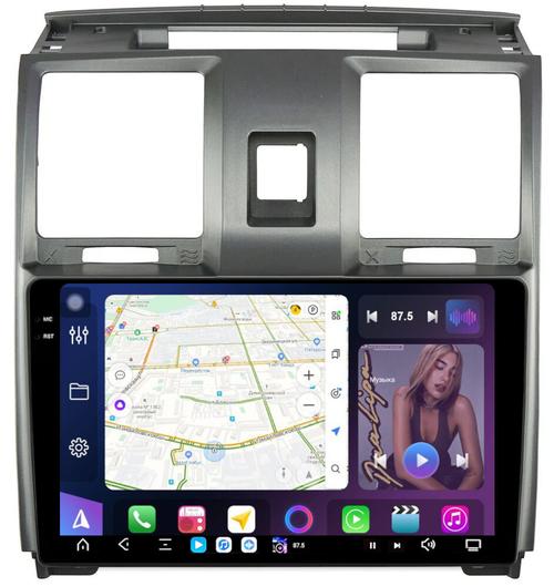 Магнитола для УАЗ Патриот, Пикап 2012-2016 - FarCar XXL3109M монитор 9.5" 2K QLED на Android 14, TS20, 8+256Гб, CarPlay, 4G SIM-слот