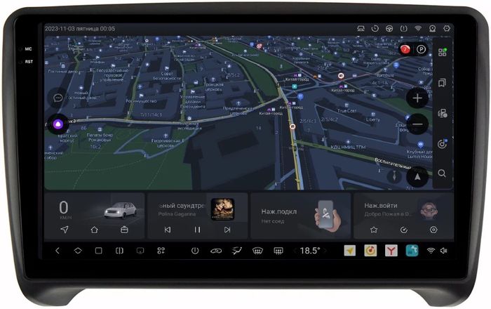 Магнитола для AUDI TT 2006-2014 (8J) - Kuberg DUDU7 OL-9101 QLed+2K, Android 13, Быстрейшая, UIS7870 (DUDU7), CarPlay, SIM-слот