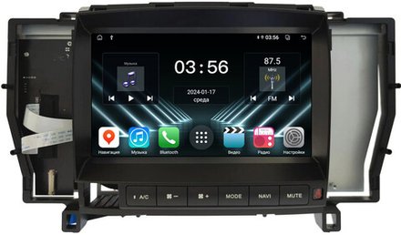 Магнитола для Toyota Crown S180 2004-2008 - FarCar DX9-9668 монитор 9.5" IPS на Android 13, 4+64Гб, CarPlay