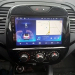 Магнитола для Renault Kaptur 2016+ (кондиционер) - Kuberg EW-9627-M QLed, Android 12, TS10, CarPlay, 4G SIM-слот