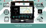 Магнитола для Toyota Land Cruiser 200 2007-2015 (экран климата внизу) - Vaycar VA77-0381-2K на Android 13, Быстрая, 2K QLED, CarPlay,4G SIM-слот