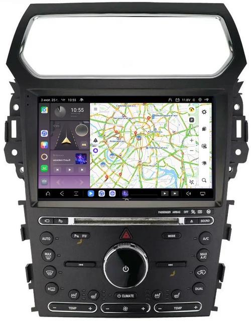 Магнитола для Ford Explorer 2011-2019 - Kuberg QLed, Android 13, TS20, CarPlay, SIM-слот