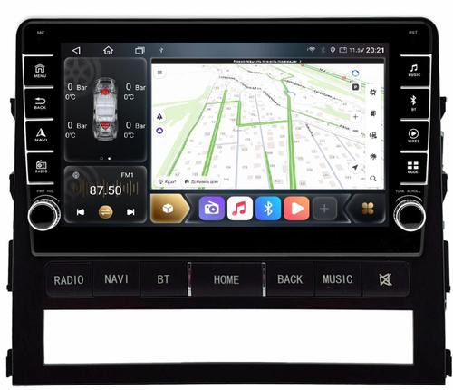 Магнитола для Toyota Land Cruiser 200 2015-2021 (без JBL) - Kuberg HP-9618 (рамка с кнопками, магнитола с кнопки и крутилки), Android 12, TS10, CarPlay, 4G SIM-слот