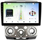 Магнитола для Ford Ranger 2, Mazda BT-50 2007-2011 (рамка серебро) - Teyes CC4L монитор 9" IPS на Android 14, Быстрая, Snapdragon 662, CarPlay, 4G SIM-слот