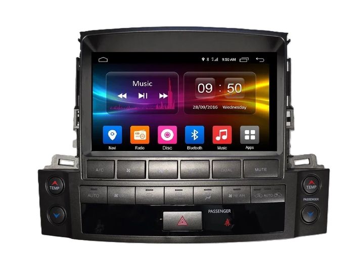 Магнитола для Lexus LX570 2007-2015 - Kuberg KP-L9001FW IPS, Android 10, 8 ядер (TS18), 4G SIM-слот