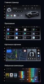 Магнитола для BMW X1 E84 2009-2014 (взамен верхнего бардачка, рамка 10) - Teyes LUX ONE 360 монитор 12.3" 2K QLED на Android 10, 6Гб+128Гб, CarPlay, 4G SIM-слот, 4 камеры в комплекте