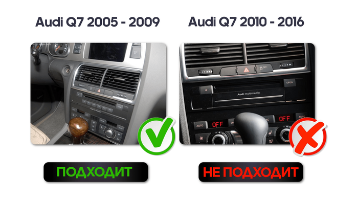 Магнитола для Audi Q7 4L 2006-2009 (ШГУ 2G) - Teyes LUX ONE ROUND монитор 12.3" 2K QLED на Android 10, CarPlay, 4G SIM-слот