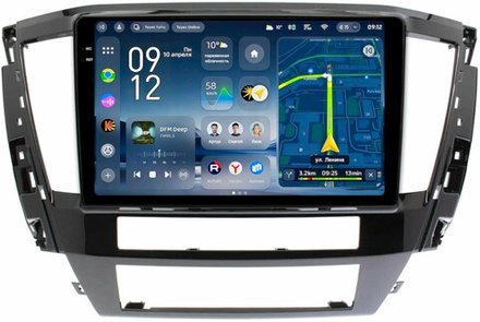 Магнитола для Mitsubishi Pajero Sport 3 2020-2024, Montero Sport (прямоугольный климат) - Teyes CC4-PRO монитор 10.36" 2K QLED на Android 13, Snapdragon 778G, ИИ, CarPlay, DSP, 4G SIM-слот