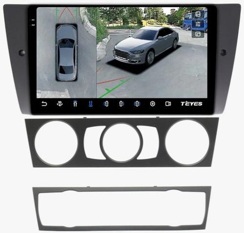 Магнитола для BMW 3-серии (E90) 2005-2012 (без штатного экрана) - Teyes CC3-2K-360 на Android 10, 2K QLED, 6Гб+128Гб, CarPlay, 4G SIM-слот, 4 камеры в комплекте