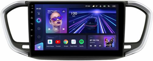 Магнитола для Lada Vesta NG 2023+ (без ШГУ, рамка серебристо-черная 9) - Teyes CC3L на Android 10, 8-ядер, CarPlay, 4G SIM-слот