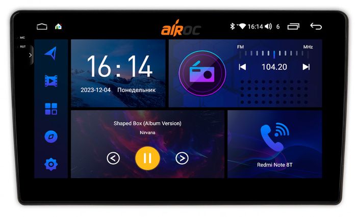 Магнитола для Citroen Jumper, Fiat Ducato, Peugeot Boxer 2006-2022 (без штатной магнитолы) - AIROC 2K RI-1501 Android 12, QLed+2K, ТОП процессор, 8/128Гб, CarPlay, SIM-слот