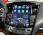 Магнитола для Infiniti QX60, JX35 (пластиковый верх) - Kuberg NH-I1201-1 ("Тесла-Стиль") Android 10, Быстрая, SIM-слот