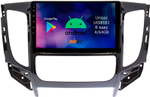 Магнитола для Mitsubishi L200 5 2015-2019 (климат), Pajero Sport 3 2016-2023 (МКПП), FIAT Fullback - Airok RM-2616 Android 12, 8-ядер, 4/64Гб, SIM-слот