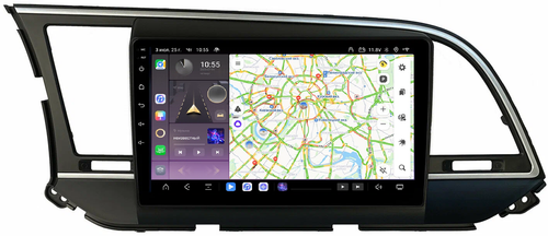 Магнитола для Hyundai Elantra 2016-2018 - Kuberg QLed, Android 13, TS20, CarPlay, SIM-слот