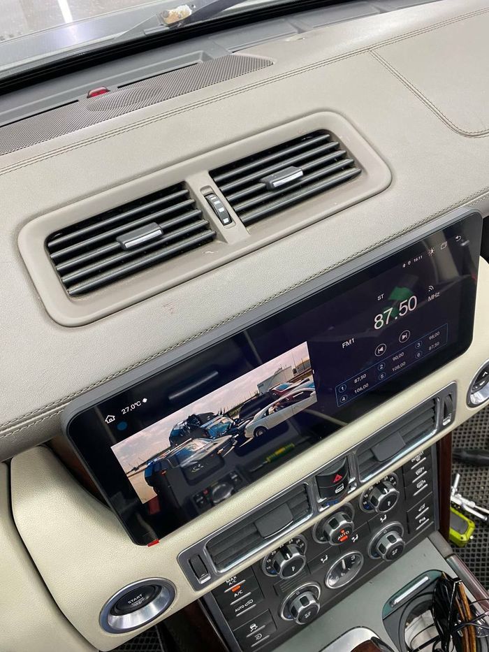Магнитола для Range Rover 2005-2012 - RDL-1663-12 монитор 12.3" на Android 12, Быстрая, CarPlay, 4G SIM-слот