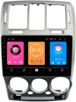 Магнитола для Hyundai Getz 2002-2011 (рамка серебро) -  GT9-1322 на Android 10, 2ГБ-16ГБ