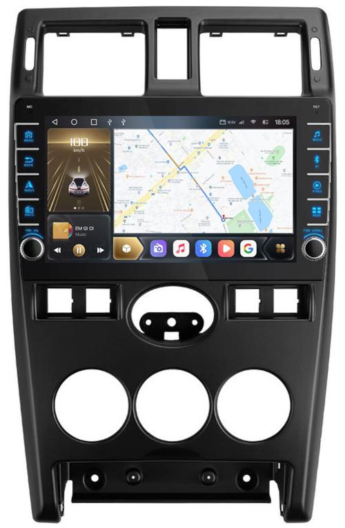 Магнитола для Lada Priora 2007-2013 - Kuberg OL-9066-2 (кнопки и крутилки), Android 12, TS10, CarPlay, 4G SIM-слот
