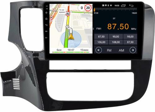 Магнитола для Mitsubishi Outlander 3 2012-2022 (рамка 9") - Parafar PF230T2LUX2FHD на Android 13, 8-ядер, 2Гб+32Гб, CarPlay, 4G SIM-слот