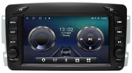 Магнитола для Mercedes-Benz G (W463) 2000-2006, C (W203) 2000-2004, A (W168) - Kuberg MKD-7108-S10 Android 12, ТОП процессор, 4Гб+64Гб, CarPlay, SIM-слот