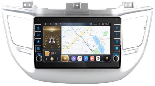 Магнитола для Hyundai Tucson 2016-2018 - Kuberg OL-9705 (кнопки и крутилки), Android 12, TS10, CarPlay, 4G SIM-слот