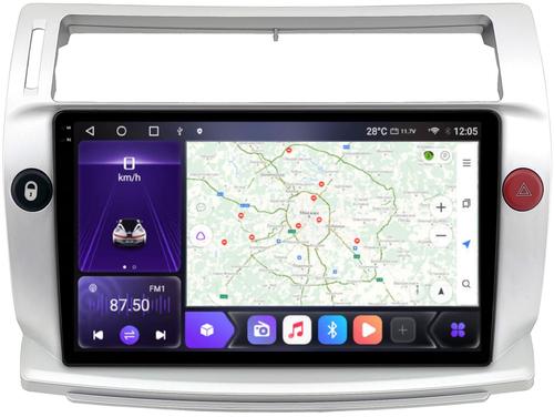Магнитола для Citroen C4 2004-2011 - Kuberg OL-9932 QLed+2K, Android 12, TS10, CarPlay, 4G SIM-слот