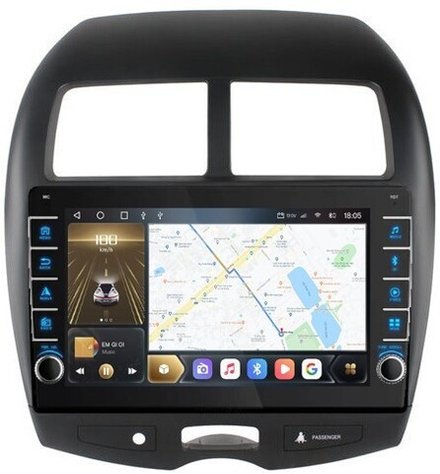 Магнитола для Mitsubishi ASX, Peugeot 4008, Citroen C4 Aircross 2010-2016 - Kuberg OL-1631 (кнопки и крутилки), Android 12, TS10, CarPlay, 4G SIM-слот