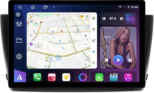 Магнитола для Toyota Avensis T270 2008-2015 (рамка черная) - FarCar BX877 монитор 13" 2K QLED на Android 13, TS10, 6+128, CarPlay, 4G SIM-слот