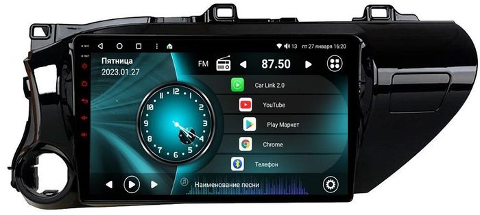Магнитола для Toyota Hilux 2015+ - Vaycar VA77-1077 на Android 13, 8-ядер, 4G SIM-слот