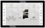 Магнитола для Range Rover 4 2012-2017 / Sport 2 2013-2017 - Kuberg MRW-1304 Android 11, 8ГБ-128ГБ, SIM-слот, CarPlay