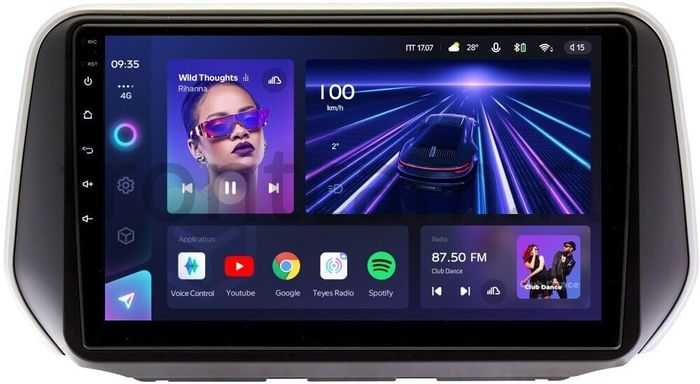 Магнитола для Hyundai Santa Fe 2018-2020 - Teyes CC3 Android 10, ТОП процессор, 4/32 Гб, CarPlay, SIM-слот