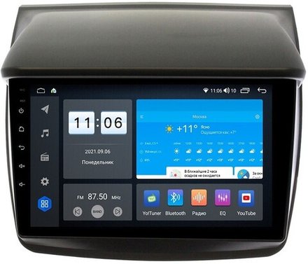 Магнитола для Mitsubishi L200, Pajero Sport 2 2006-2016 - ZX334R9-7862 Android 10, ТОП процессор, SIM-слот