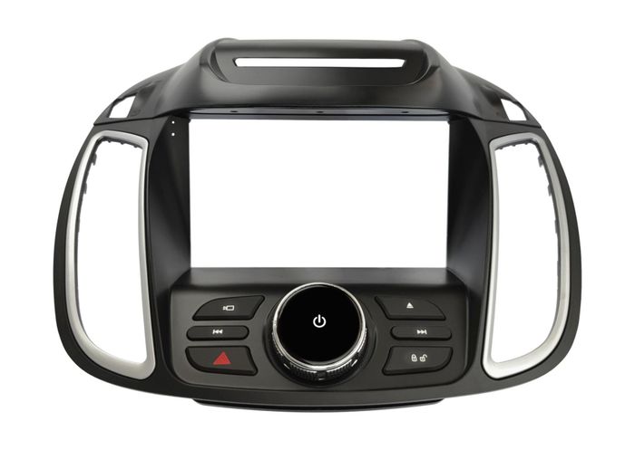 Комплект рамки с разъёмами 9" Ford Kuga 2 2012-2019(с кнопками и козырьком) простые