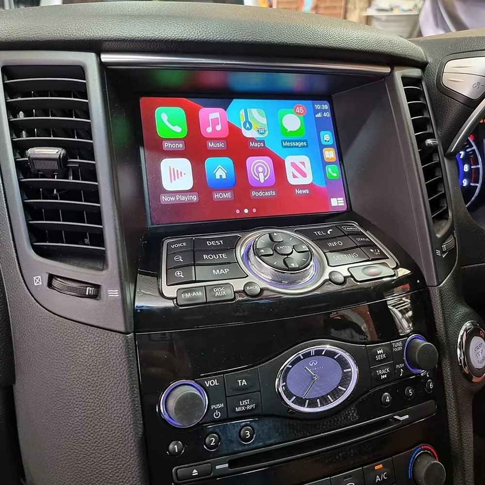 Мультимедиа блок с навигацией для Infiniti QX70, FX30d, FX37, FX50 2010-2016 - RDL-NIS-08IT на Android 12, Carplay, 4G SIM-слот, 8/128ГБ