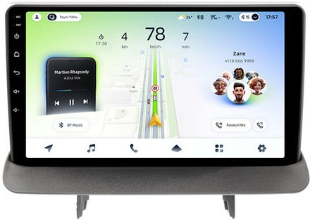 Магнитола для Opel Mokka 2012-2016 (рамка тип 2) - Teyes CC4L монитор 9" IPS на Android 14, Snapdragon 662, CarPlay, 4G SIM-слот