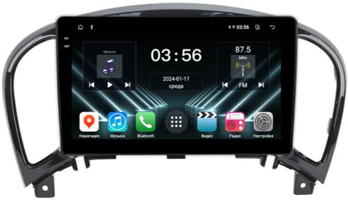 Магнитола для Nissan Juke 2011-2019 - FarCar DX749M монитор 9.5" IPS на Android 13, 4+64Гб, CarPlay