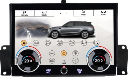 Сенсорная панель климата Range Rover Sport 2013-2017 - Kuberg ZF-5022 LCD/ЖК экран 10" без отверстия под CD
