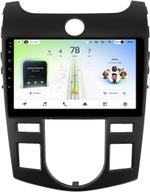 Магнитола для KIA Cerato 2 2008-2013 (климат, рамка черная) - Teyes CC4L монитор 9" IPS на Android 14, Быстрая, Snapdragon 662, CarPlay, 4G SIM-слот