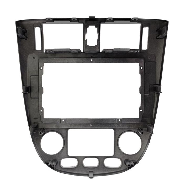 Комплект рамки с разъёмами 10" Chevrolet Lacetti седан, Daewoo/Ravon Gentra (серебро климат)