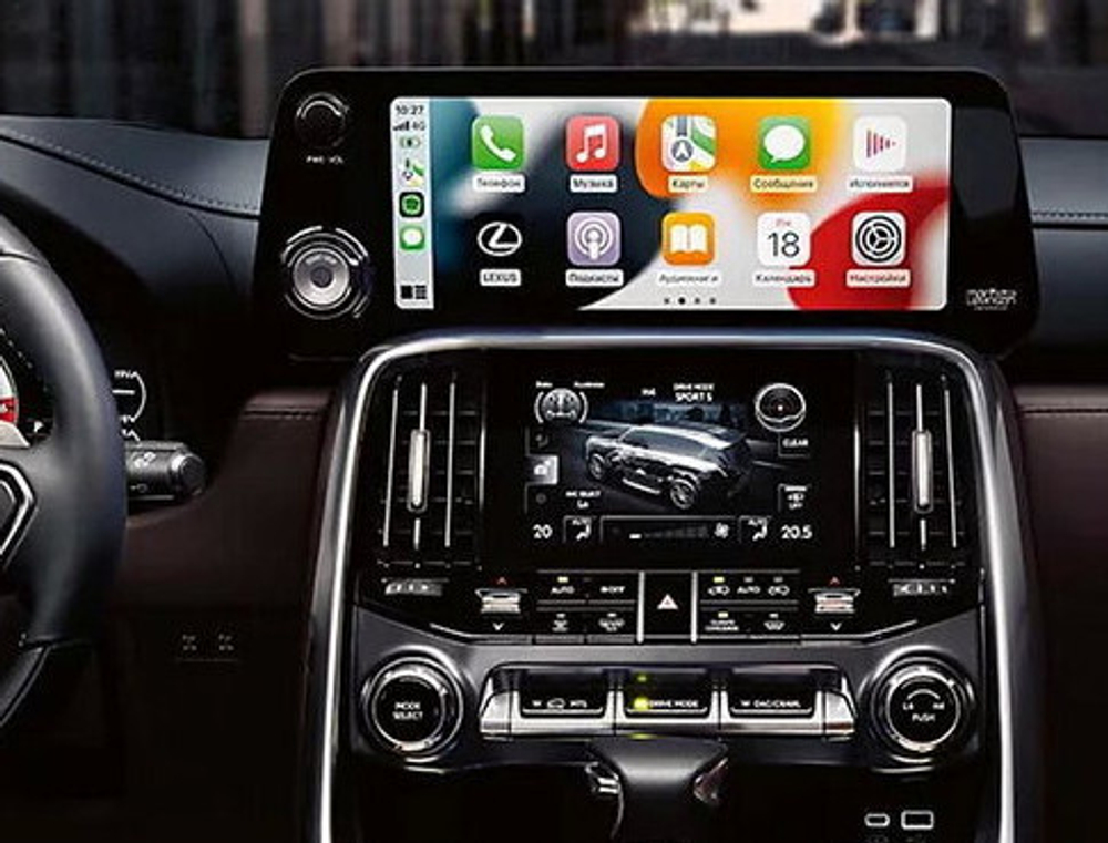 Мультимедиа блок для Lexus LX600 и LX500d 2022+ - RDL-LEX-H на Android 10, 8Гб+128Гб, CarPlay, 4G SIM-слот
