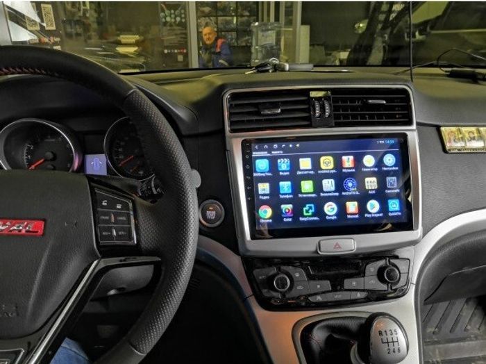 Магнитола для Haval H6/H6 Coupe 2016+ - Parafar PF800/801XHD на Android 13, 8-ядер, 4Гб+64Гб, CarPlay, 4G SIM-слот