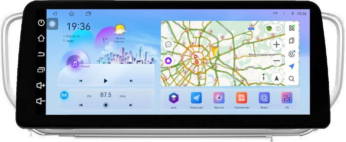 Магнитола для KIA Sportage 4 2016-2018 - FarCar монитор 12.3" 2K QLED на Android 14, TS10, CarPlay, 4G SIM-слот