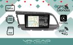 Магнитола для Hyundai Elantra 2019-2020 - Vaycar VA23-1159-2K на Android 13, Быстрая, 2K QLED, CarPlay,4G SIM-слот