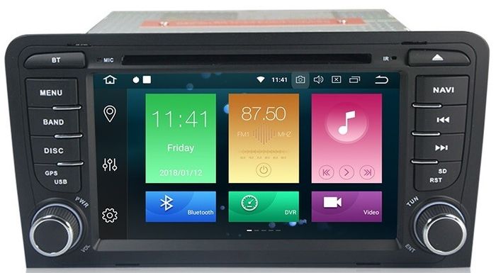 Магнитола для AUDI A3 2003-2012 - Kuberg MKD-A789-P6N на Android 11, 6-ТУРБО ядер, 4ГБ-64ГБ