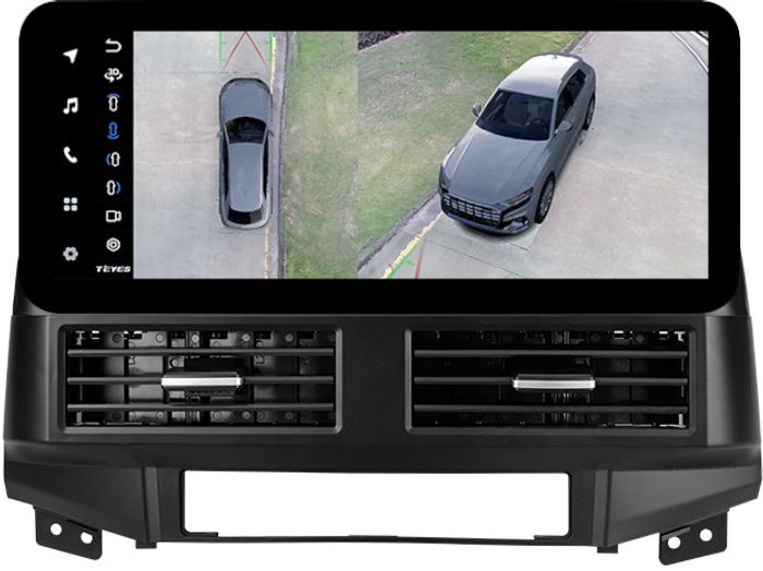 Магнитола для Hyundai Santa Fe 2 2006-2012 - Teyes LUX ONE 360 монитор 12.3", Android 10, ТОП процессор, CarPlay, 4G SIM-слот, 6/128 ГБ, 4 камеры в комплекте
