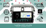 Магнитола для Toyota Corolla E150 2007-2013 (большая рамка) - Vaycar VA77-0063-2K-2 на Android 13, Быстрая, 2K QLED, CarPlay,4G SIM-слот