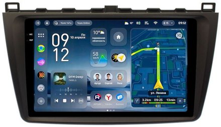 Магнитола для Mazda 6 GH 2007-2012 - Teyes CC4-PRO монитор 9.5" 2K QLED на Android 13, Snapdragon 778G, ИИ, CarPlay, DSP, 4G SIM-слот